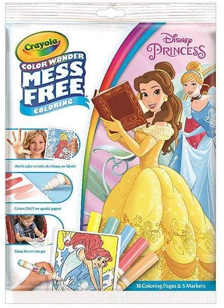 Crayola Disney Princess Color Wonder Coloring Pad Markers Disney