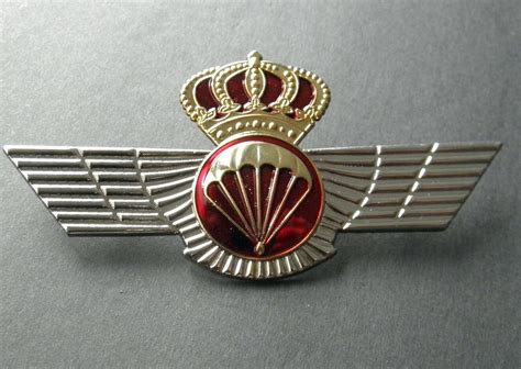 Spain Paratrooper Large Jump Wings Spanish Hat Or Jacket Badge 3 Inches