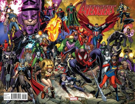 Avengers Vol 6 0 Cover D Incentive Arthur Adams Wraparound Variant Cover