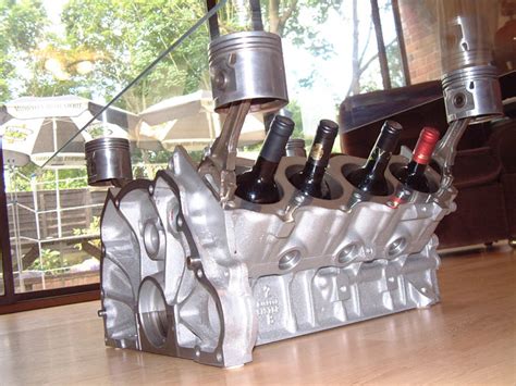 Unique hemi engine coffee table. Scrapiture - Rover V8 Coffee Tables
