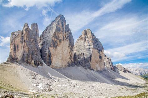 The Three Peaks Of Lavaredo Italian Tre Cime Di Lavaredo In The