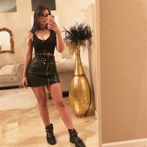Pin By Lexigray8 On Sssniperwolf In 2022 Sssniperwolf Fashion Leather Skirt