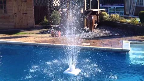 3 Tier Floating Swimming Pool Fountain Youtube