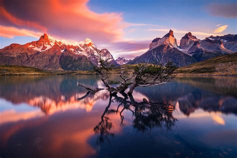 Photography Nature Landscape Morning Sunlight Calm Mountains
