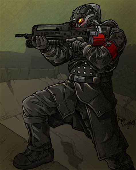 Helghast Soldier By Aibryce On Deviantart Rpg Character Fantasy