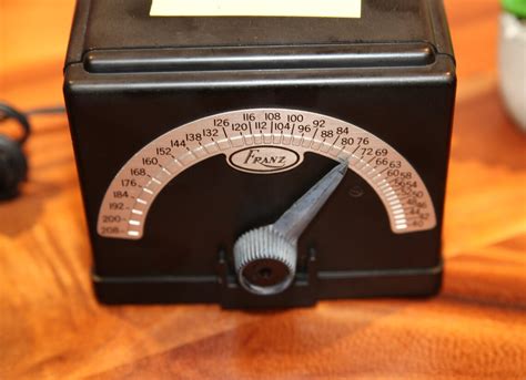 Franz Electric Metronome Model Lm 4 Vintage Black Tested Etsy