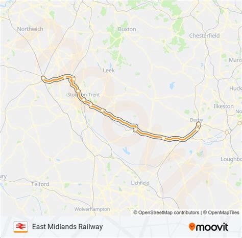 East Midlands Railway Route Schedules Stops Maps Crewe Updated