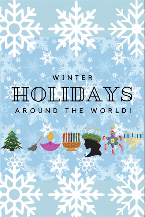 Winter Holidays Around The World Elementary School Counseling