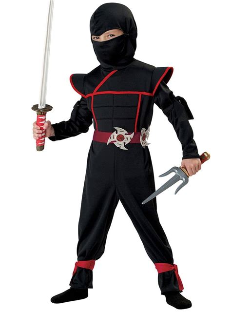Japanese Ninja Toddler Boys Costume Kids Stealthy Ninja Costume