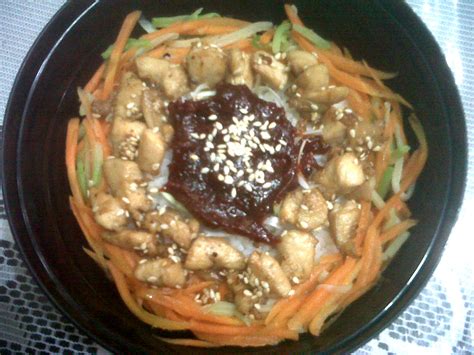 Gambas ditumis sama tauge bumbunya. Food Experimentalist: Super Easy Bibimbap!