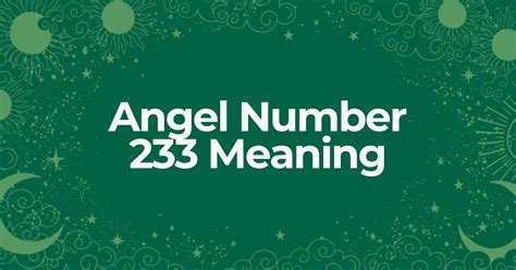233 Angel Number Meaning 3 Reasons You See This Number Gratitude