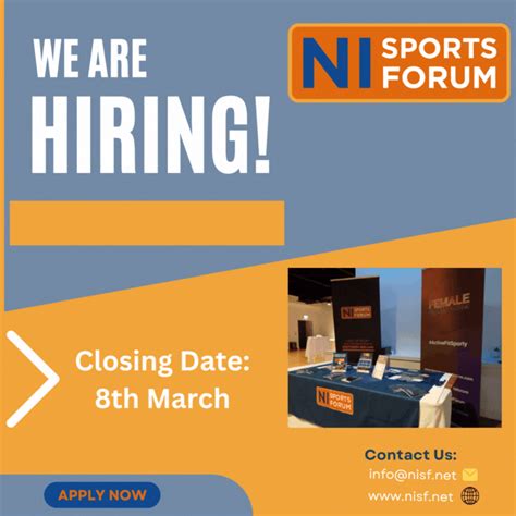 Richard Honeyford On Linkedin The Ni Sports Forum Is Looking For A Member Services Officer