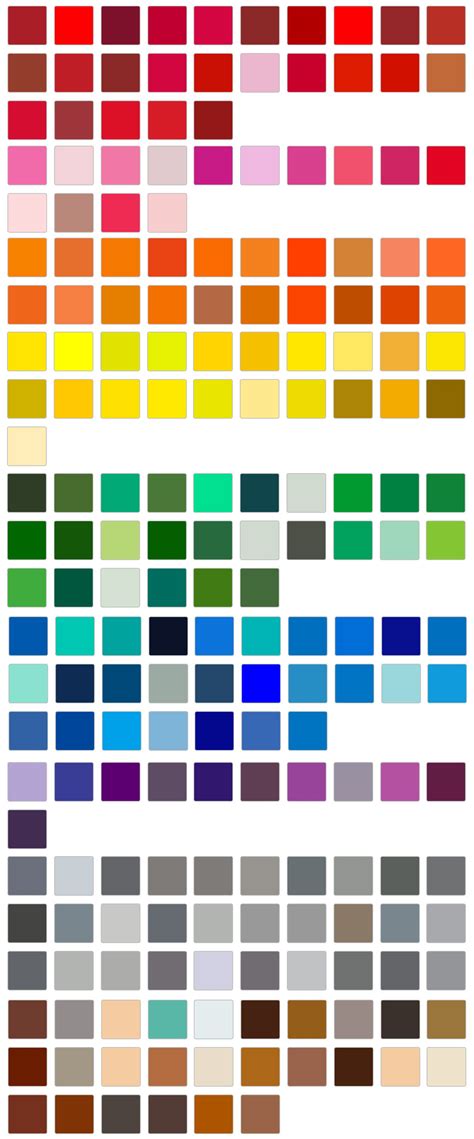 Krylon Spray Paint Colors Chart