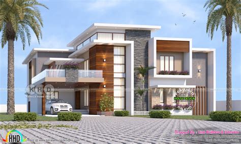 Contemporary Home Exterior Design Kerala