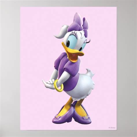 Daisy Duck Clubhouse Cute Poster