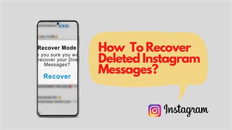 Instagram Message Recovery How To Recover Deleted Messages On Insta