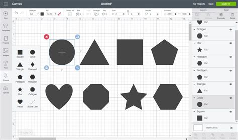 Edit Shapes In Cricut Design Space Cut Out Text Make Words Into