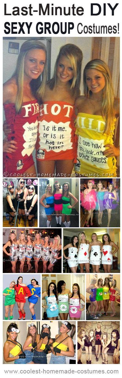 Last Minute Sexy Group Homemade Costume Ideas Enter The Coolest