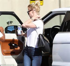 A Wet Haired January Jones Emerges From The Salon Looking Almost The