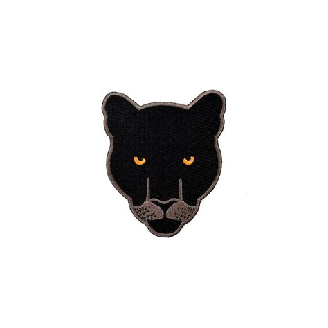 Black Panther Patch Iron On Badge Embroidery Patches Etsy