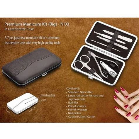 Premium Manicure Kit In Leatherette Case At Rs Piece Manicure Sets