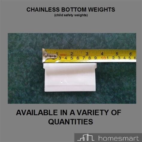 Vertical Blind Chainless Bottom Weights 89mm Child And Pet Safe Spare