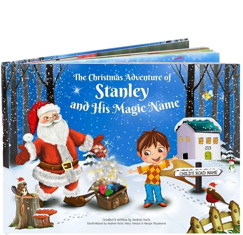Kids Christmas Story Book Personalized A Magical Book