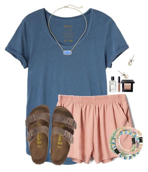 Flowy By Flroasburn Liked On Polyvore Featuring Rvca Birkenstock