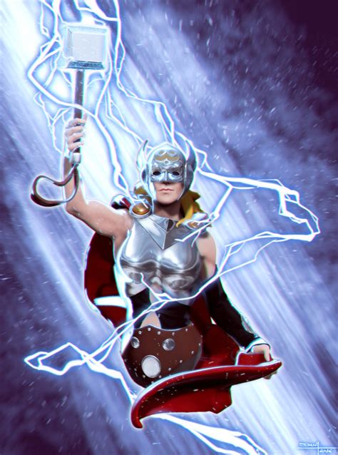 Artstation Thor Goddess Of Thunder