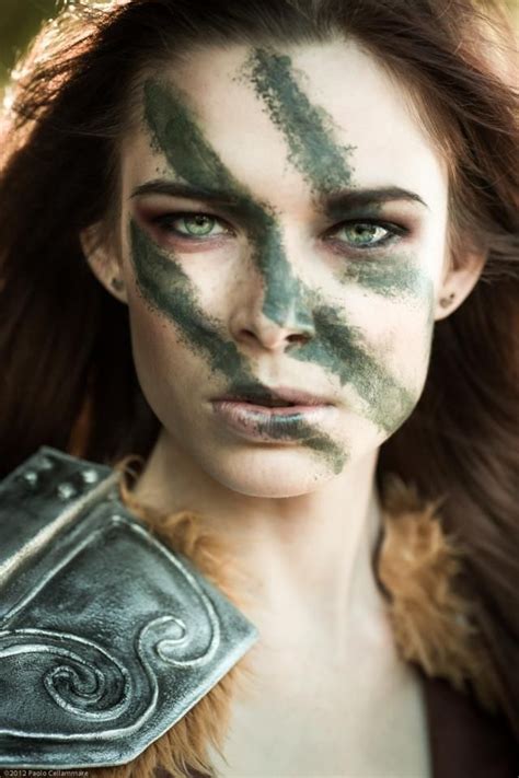 Fajarv Viking Girl Face Paint