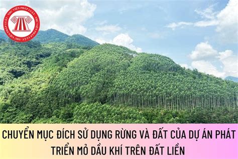 Trình Tự Chuyển Mục đích Sử Dụng Rừng Và đất Của Dự án Phát Triển Mỏ Dầu Khí Trên đất Liền Thực