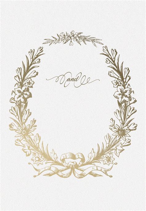 Blank Wedding Invitation Card Design Template Wedding Invitations Designs
