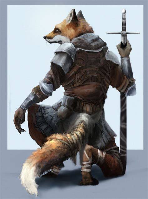 Character Portraits Fantasy Character Design Fox Character