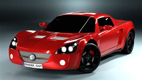 3D model Opel speedster sport car | CGTrader