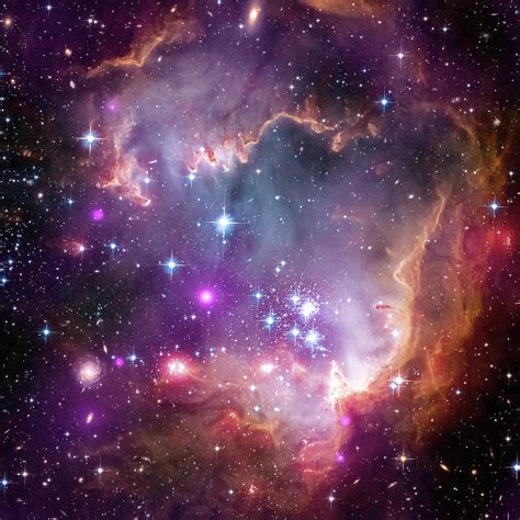 Small Magellanic Cloud Galaxy Ngc 602 Photograph By Wonder Photos