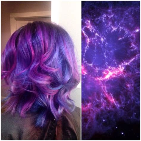Galaxy Hair Galaxies And Blue And On Pinterest