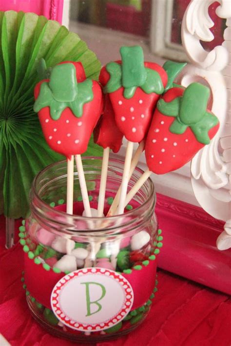 Kara's Party Ideas Strawberry 1st Birthday Party | Kara's Party Ideas
