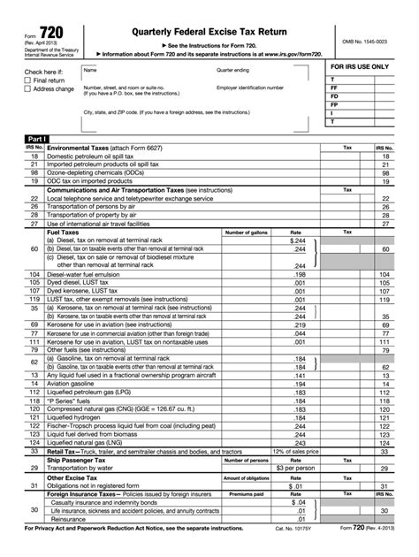 Irs w4 2019 form printable can offer you many choices to save money thanks to 23 active results. 2013 Form IRS 720 Fill Online, Printable, Fillable, Blank ...