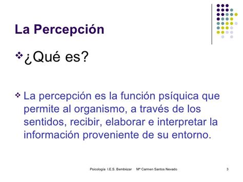 Tema 4 La Percepción 1º Parte