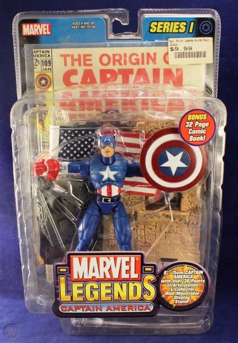 Marvel Legends Toy Biz Series 1 I Captain America Action Figure Toybiz