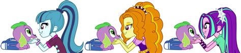 Spike Gets All The Equestria Girls Part 7 By Titanium Dats Me On