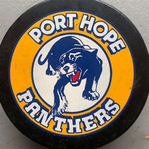 Port Hope Panthers Oha Jr C Official Game Puck Sidelineswap