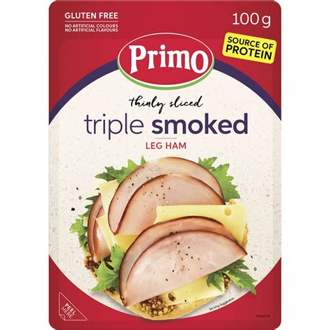 Primo Triple Smoked Ham 100g Woolworths