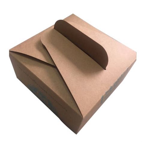 High Grade Wax Coated Paper Cardboard Lunch Box For Food Packaging
