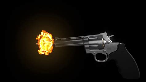 Shooting Gun Animation Bullet Intro Video Maker Youtube