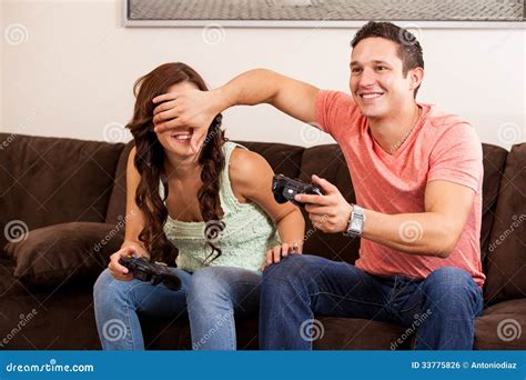 Playing Video Games And Cheating Royalty Free Stock Image Image 33775826