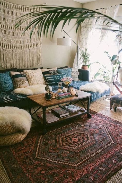 Bohemian Living Room Designs