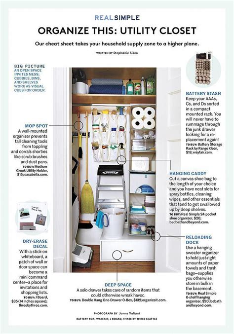 This Is The Best Way To Organize Your Utility Closet It May Be A
