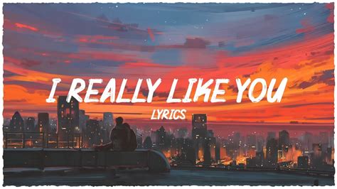 Lyrics I Really Like You And Comethru ~ Chill Mix Youtube