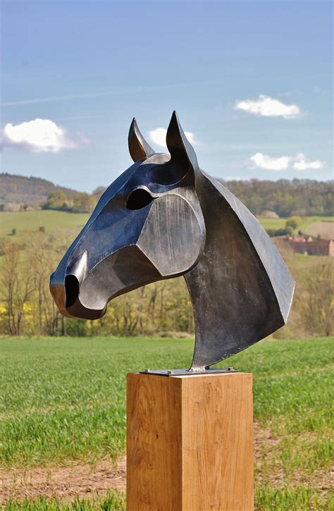 Diy Horse Head Welding Sculpture Patterns Dxf And Pdf Etsy Metal